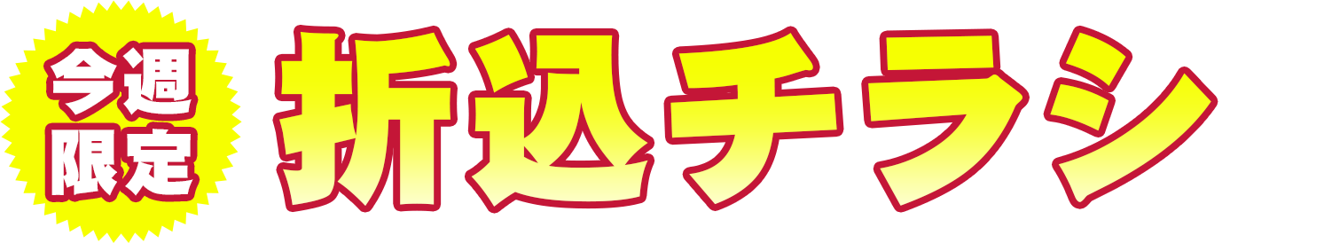 今週限定折込チラシ